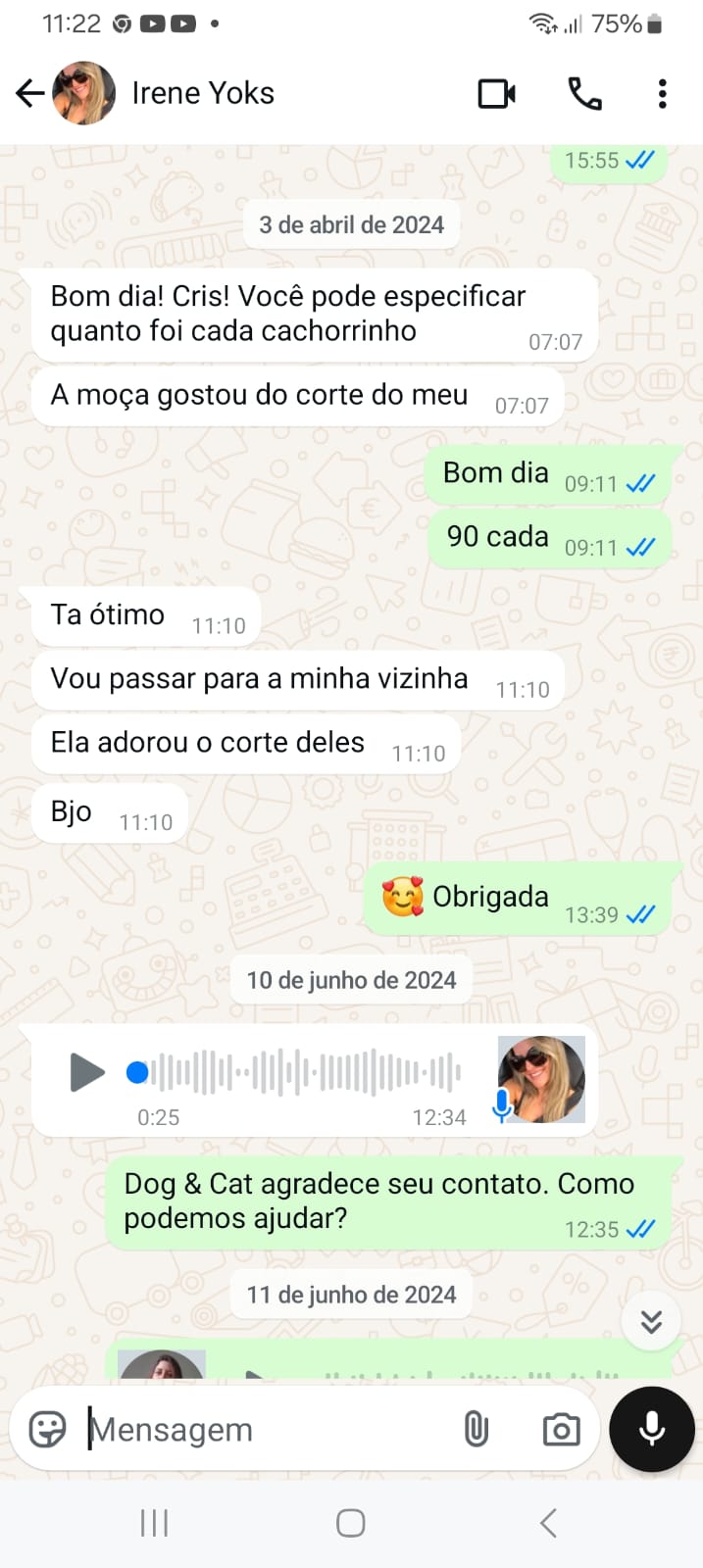 Depoimento 1 - Dog&Cat - Dogue e Caty