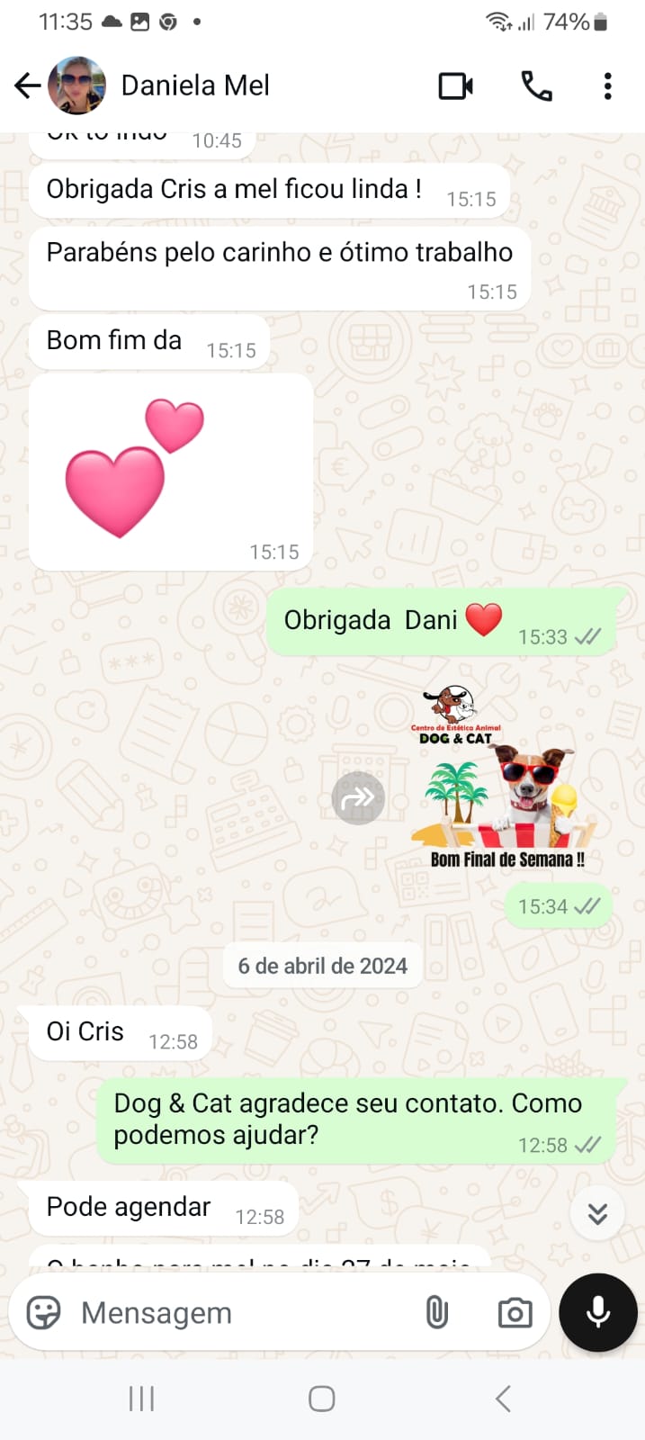 Depoimento 3 - Dog&Cat - Dogue e Caty