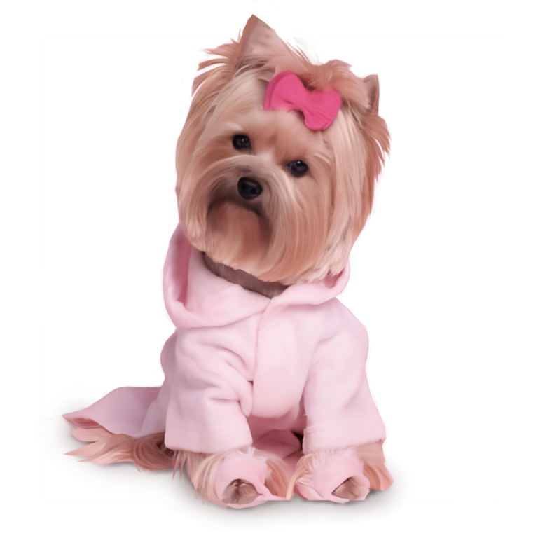 Imagem - cachorro com roupa e laço - Dog&Cat - - Dogue e Caty